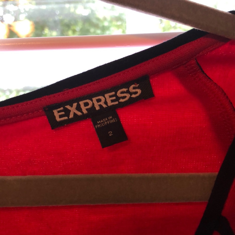 Express Red Mini Dress - Picture 5 of 5